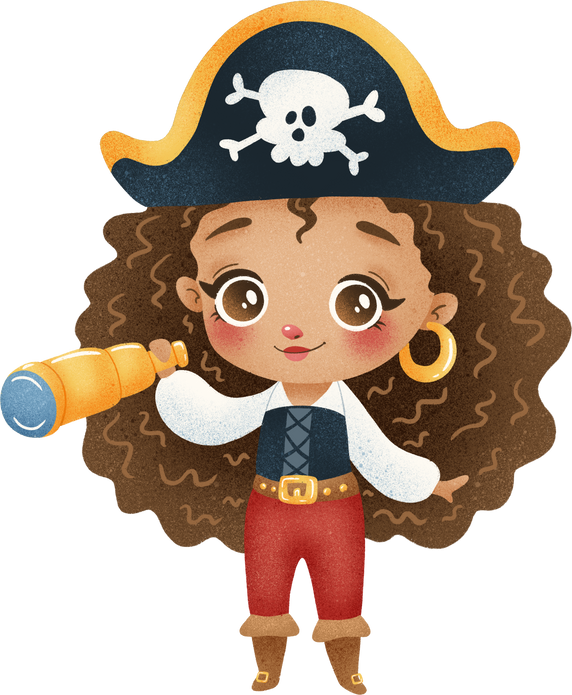 Cute Pirate Girl 