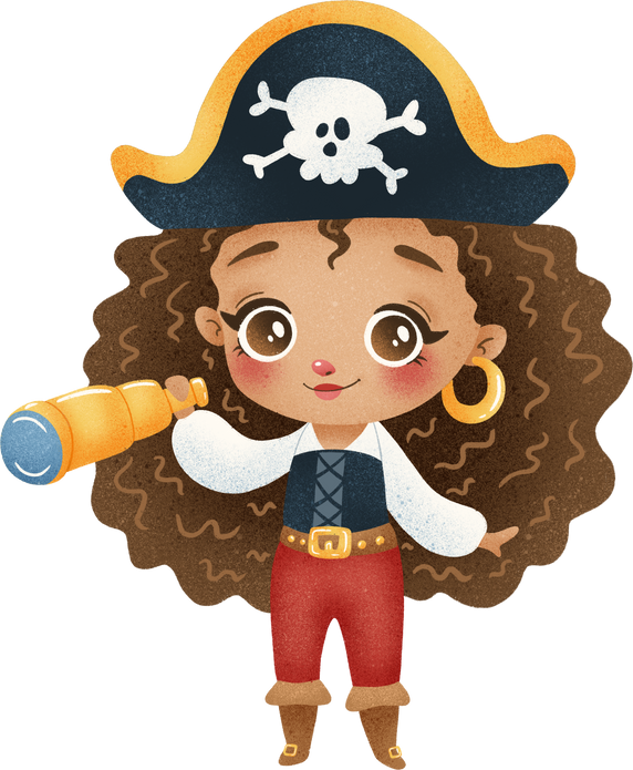 Cute Pirate Girl 